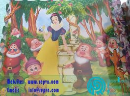 Thảm cao su xốp ghép ảnh hoạt hình cho bé