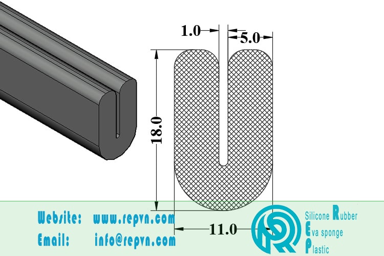 2021 ban ve gioang cao su silicon nep chu V chu U 01 min